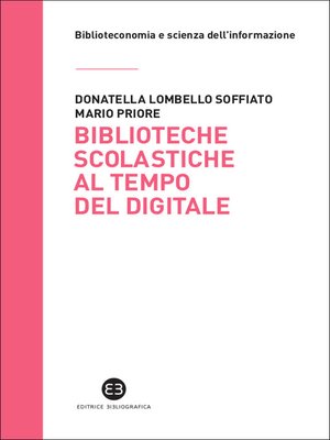 cover image of Biblioteche scolastiche al tempo del digitale
